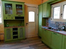 Vintage green kitchen furniture