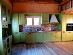 Vintage green kitchen furniture