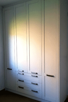 Wooden closet